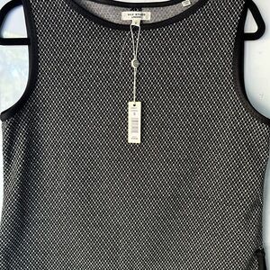 Max Studio Monochrome Patterned Tank Top